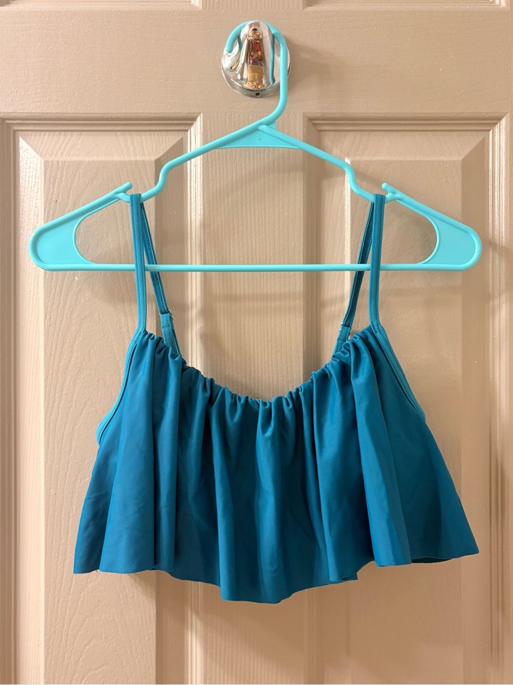 Women’s Dark Teal Flowy Swim Top